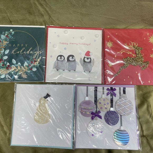 Papyrus Hand-Crafted Holiday Card Collection with Keepsake Box - Set of 24, NWOT - Picture 7 of 10